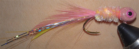 Rosy Red Minnow Handtied Jig